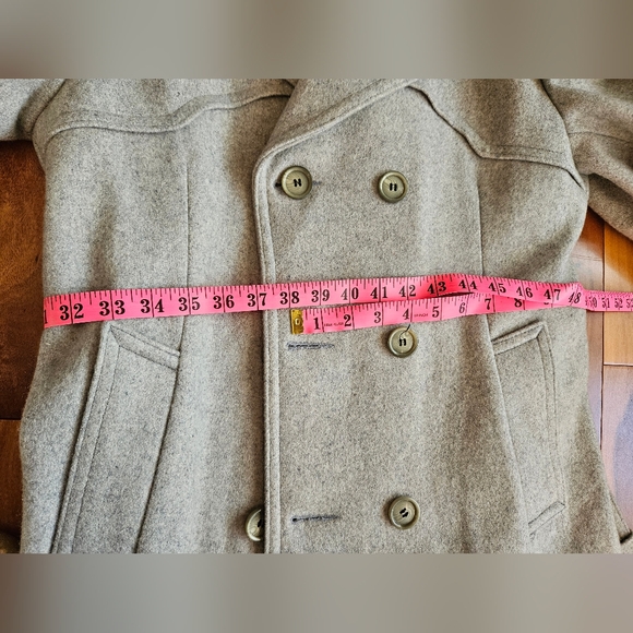 IL Classico grey wool trench jacket - Picture 11 of 16